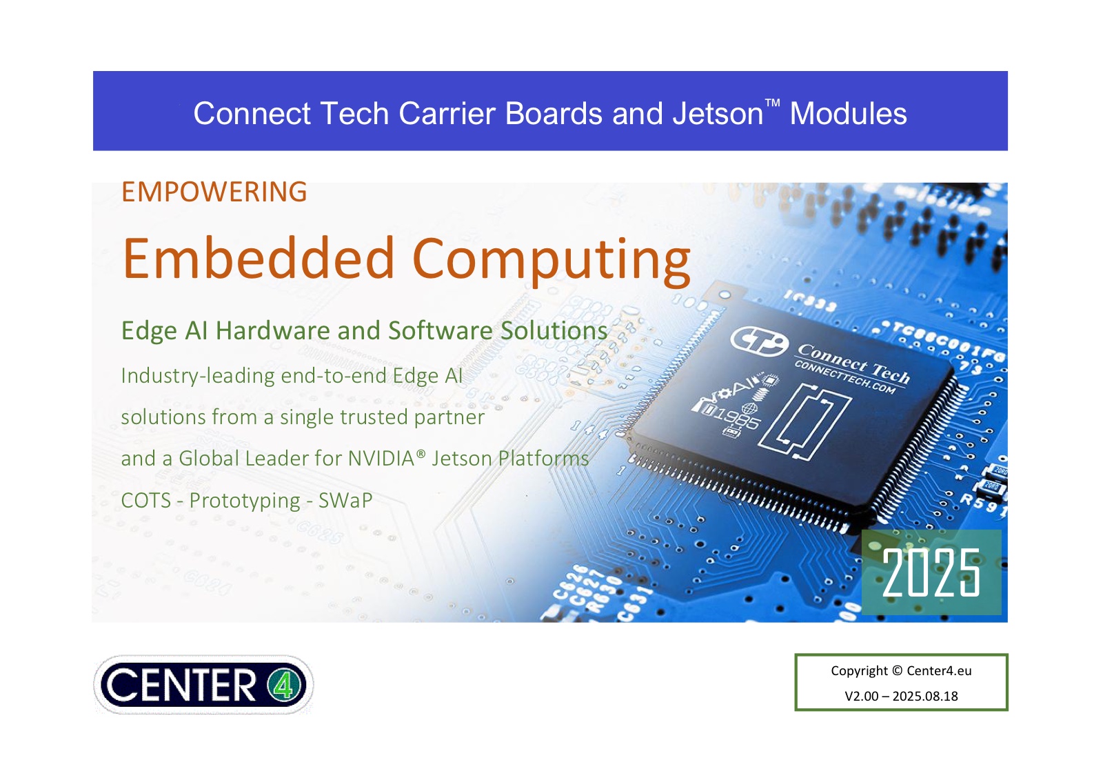 Jetson Platforms Catalog 2025 – first page